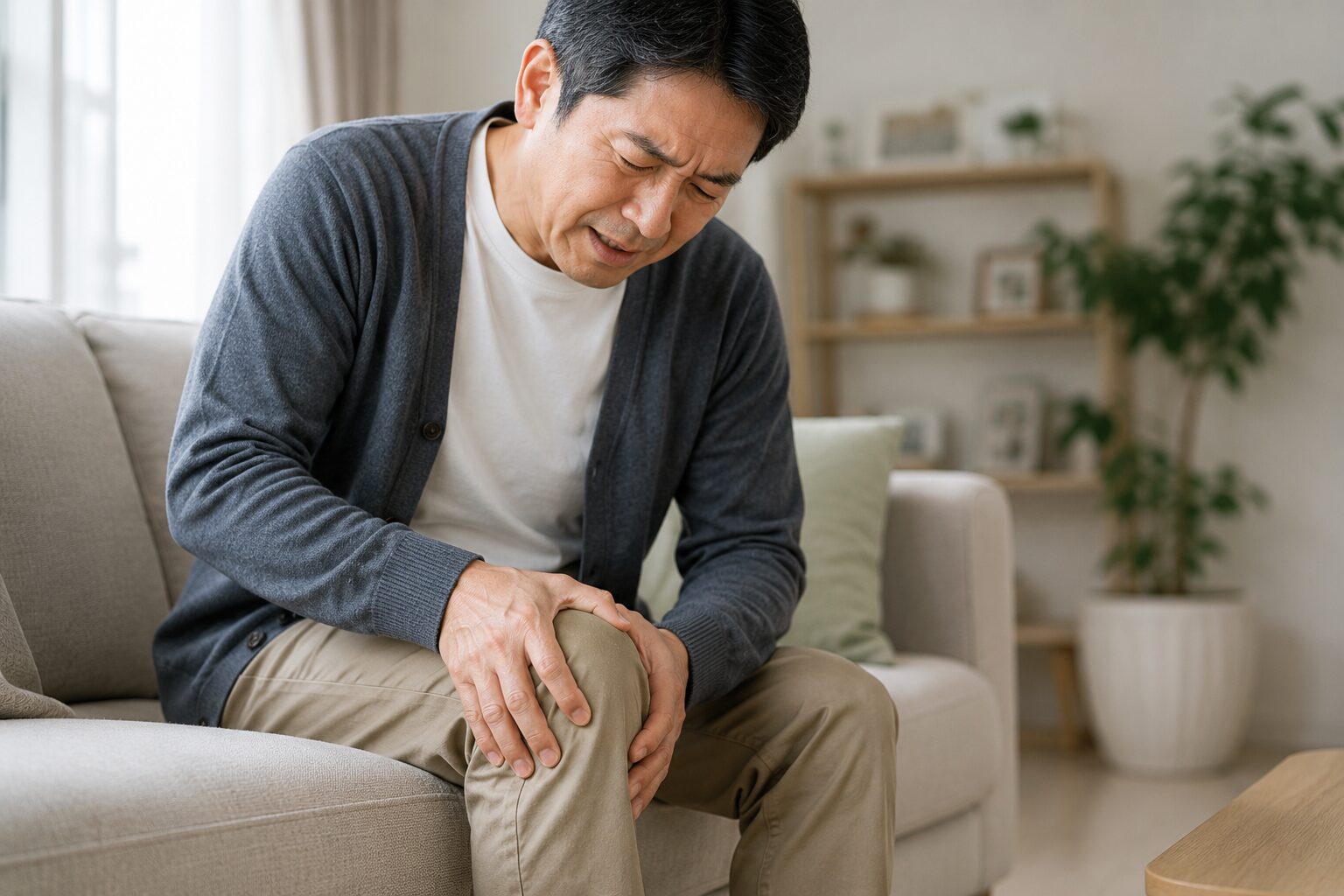 変形性膝関節症・膝の痛みのイメージ